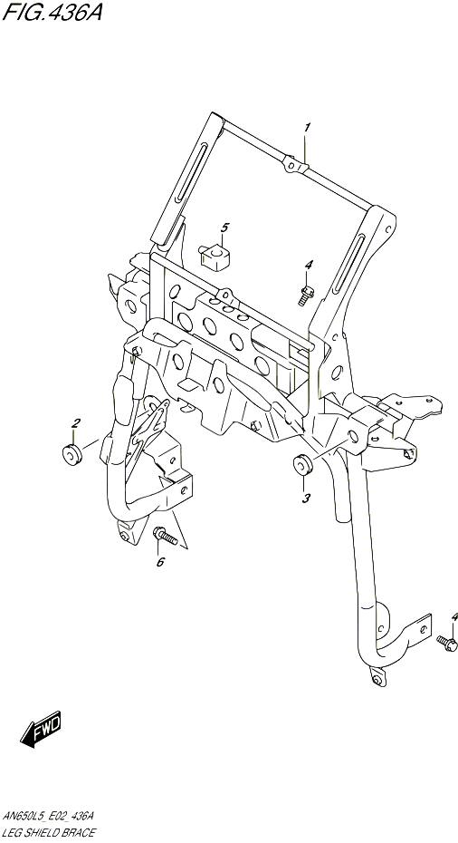 SUPPORT MARCHE PIEDS POUR SUZUKI BURGMAN 650 2015 POUR BURGMAN 650 EXECUTIVE AN650Z L5 