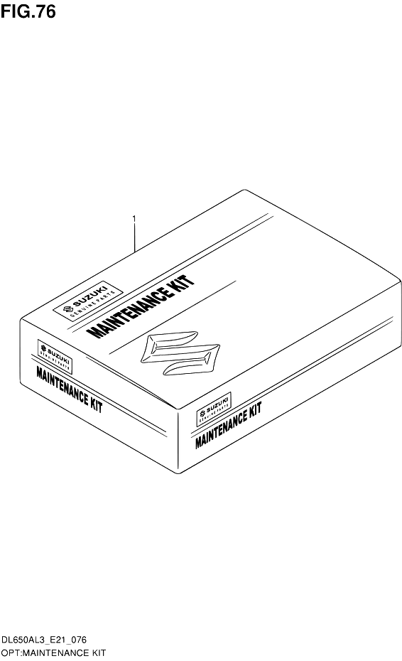 KIT DENTRETIEN POUR SUZUKI V STROMDL650A L3 2013