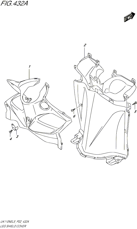 PROTEGE JAMBES POUR SUZUKI ADDRESS 110 2015 POUR ADDRESS 110 UK110NE L5 