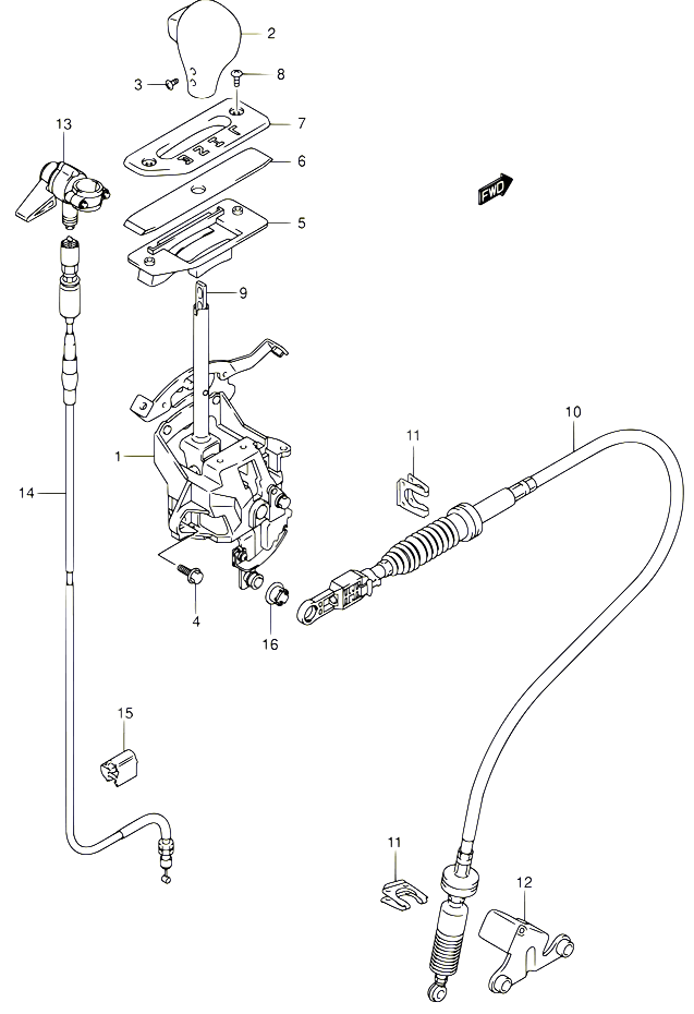 LEVIER DE VITESSE POUR SUZUKI EIGER 400 2009 POUR EIGER 400 2WD LT A400F K7 