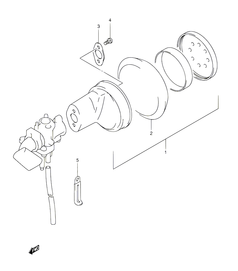 FILTRE A AIR POUR SUZUKI MINIQUAD SPORT 50 2005 POUR SUZUKI MINIQUAD SPORTLT A50 K5 