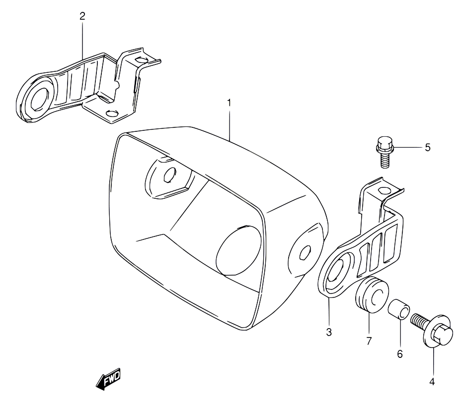 BOL DE PHARE POUR SUZUKI OZARK 160 2003 POUR SUZUKI OZARKLT F160 K3 