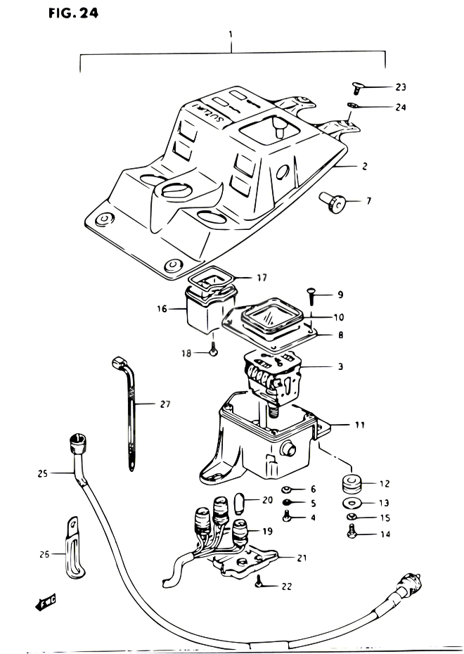 COMPTEUR POUR SUZUKI OZARK 230 1987 POUR SUZUKI OZARKLT F230 