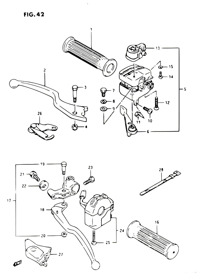 COMMODOS POUR SUZUKI OZARK 230 1987 POUR SUZUKI OZARKLT F230 