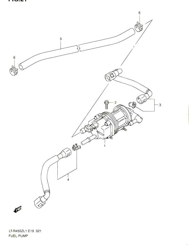 POMPE A ESSENCE LT R450L1 E19 POUR SUZUKI QUADRACER 450 2011 POUR SUZUKI QUADRACERLT R450 L1  LT R450Z L1 