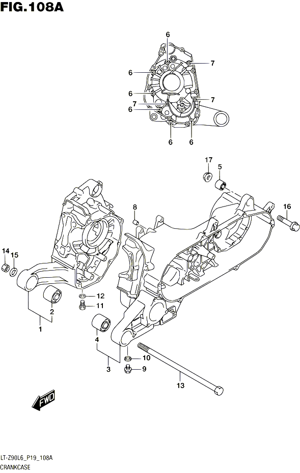 CARTER POUR SUZUKI QUADSPORT 90 2016 POUR SUZUKI QUADSPORTLT Z90 L6 