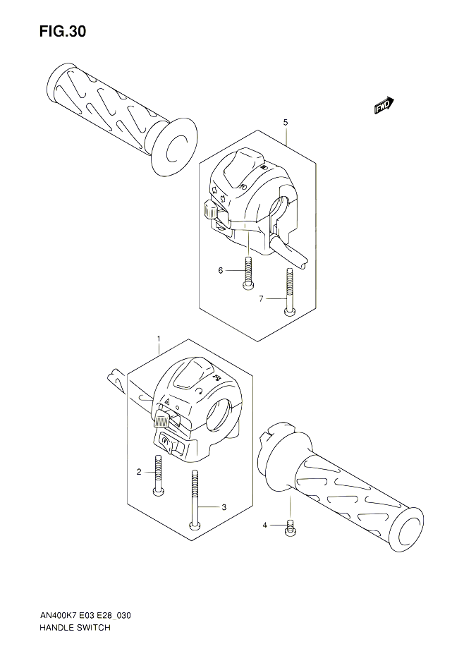 COMMODOS POUR SUZUKI BURGMAN 400 2010 POUR BURGMAN 400 AN400A L0 AN400ZA L0 