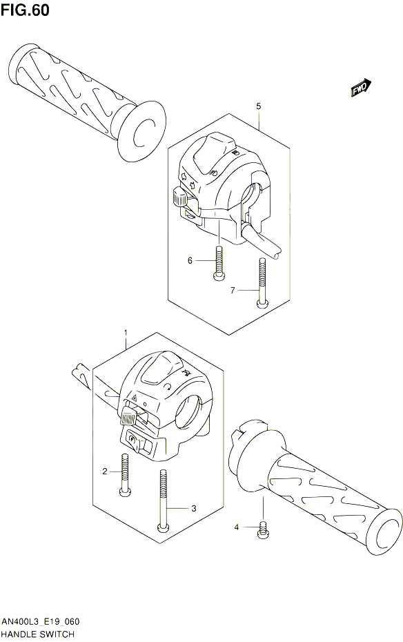 COMMODOS POUR SUZUKI BURGMAN 400 2013 POUR BURGMAN 400 AN400A L3 