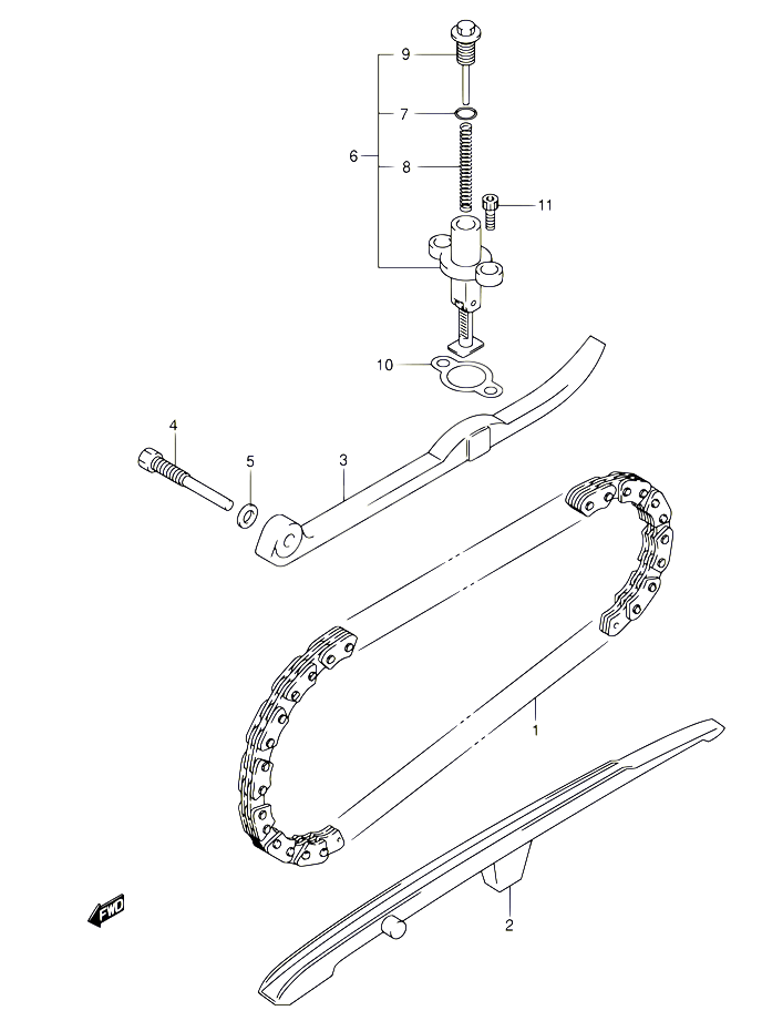 DISTRIBUTION POUR SUZUKI BURGMAN 400 2003 POUR BURGMAN 400 AN400 K3 