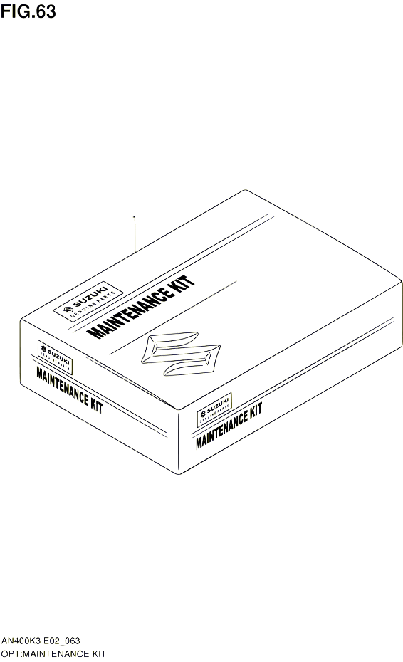 KIT DENTRETIEN POUR SUZUKI BURGMAN 400 2003 POUR BURGMAN 400 AN400 K3 