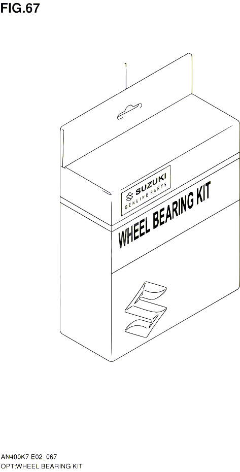 KIT ROULEMENTS DE ROUE MODEL K9 L0 POUR SUZUKI BURGMAN 400 2010 POUR BURGMAN 400 AN400 L0 