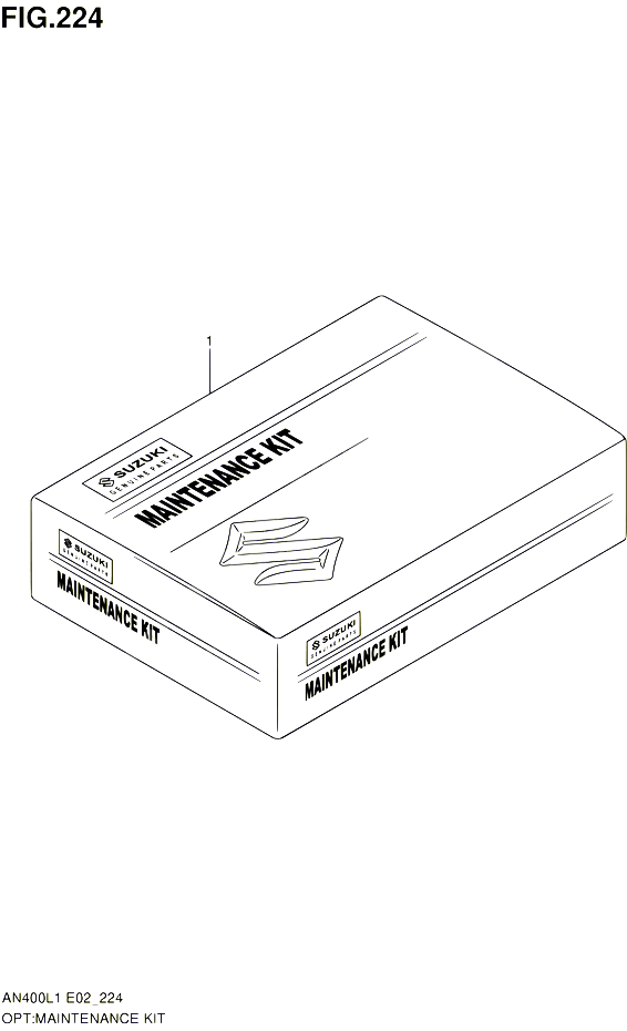 KIT DENTRETIEN POUR SUZUKI BURGMAN 400 2011 POUR BURGMAN 400 AN400 L1 