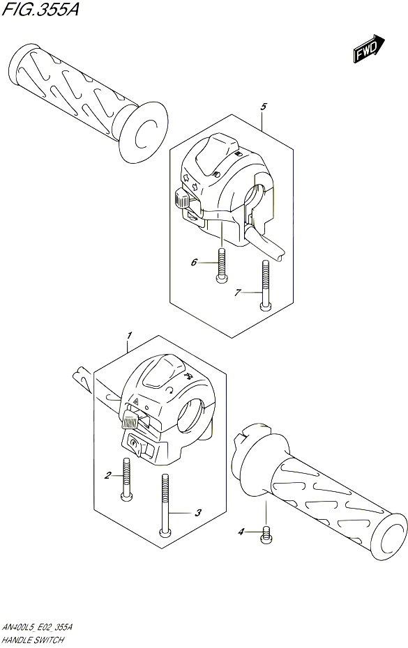 COMMODOS POUR SUZUKI BURGMAN 400 2015 POUR BURGMAN 400 AN400 L5 