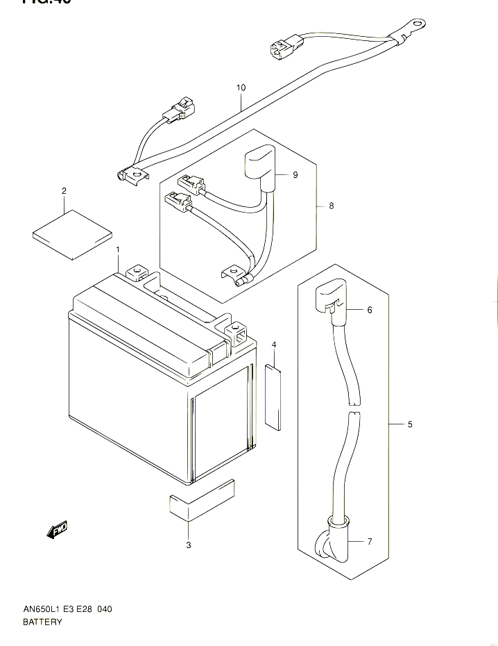 BATTERIE POUR SUZUKI BURGMAN 650 2011 POUR SUZUKI BURGMANAN650A L1 