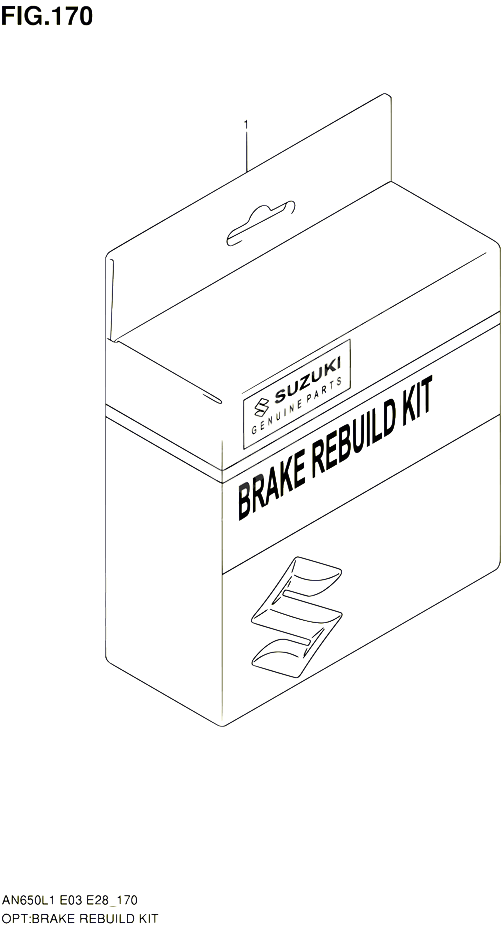 KIT REPARATION DE FREIN POUR SUZUKI BURGMAN 650 2011 POUR SUZUKI BURGMANAN650 L1 