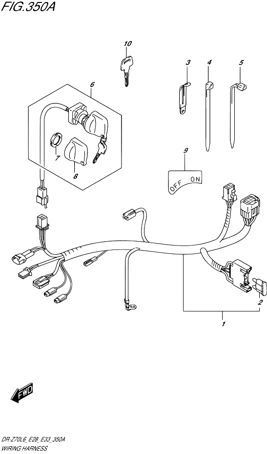 FAISCEAU ELECTRIQUE POUR DR Z 70DR Z70 L6 2016