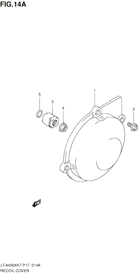 CARTER ALLUMAGE LT A450XL0 POUR SUZUKI KINGQUAD 450 2010 POUR SUZUKI KINGQUADLT A450X L0 