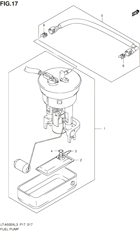 POMPE A ESSENCE POUR SUZUKI KINGQUAD 500 2013 POUR SUZUKI KINGQUADLT A500X L3  LT A500XZ L3 