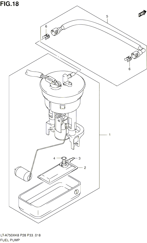 POMPE A ESSENCE POUR SUZUKI KINGQUAD 750 2010 POUR SUZUKI KINGQUADLT A750X L0 LT A750XZ L0 