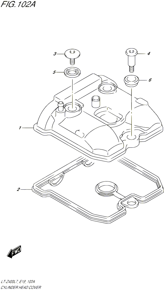 COUVRE CULASSE POUR SUZUKI QUADSPORT 400 2017 POUR QUADSPORT Z400 LT Z400 L7 