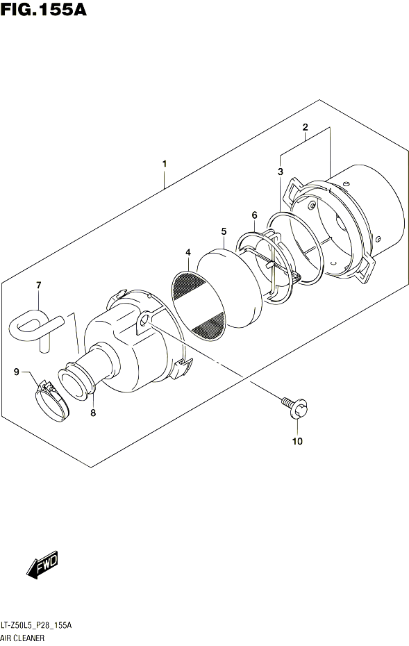 FILTRE A AIR POUR SUZUKI QUADSPORT 50 1992 POUR SUZUKI QUADSPORTLT Z50 L5 