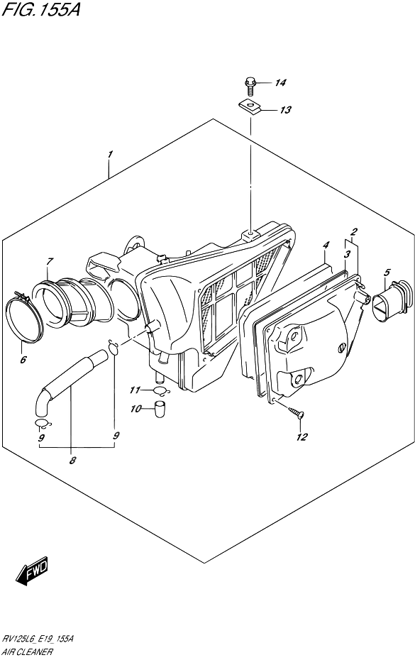FILTRE A AIR POUR VAN VAN 125RV125 L6 2016