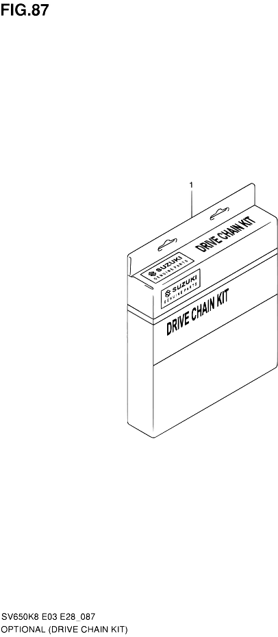 OPTIONS POUR SUZUKI SV SSV650SA L0 2010