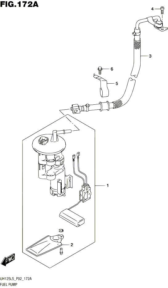 POMPE A ESSENCE POUR SUZUKI BURGMAN 125 2015 POUR BURGMAN 125 UH125 L5 