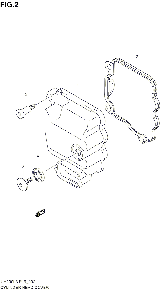 COUVRE CULASSE POUR SUZUKI BURGMAN 200 2013 POUR SUZUKI BURGMANUH200G L3 