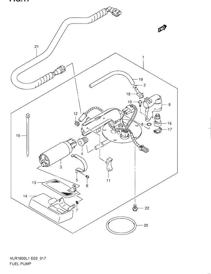 POMPE A ESSENCE POUR SUZUKI INTRUDERVLR1800T L1 2011
