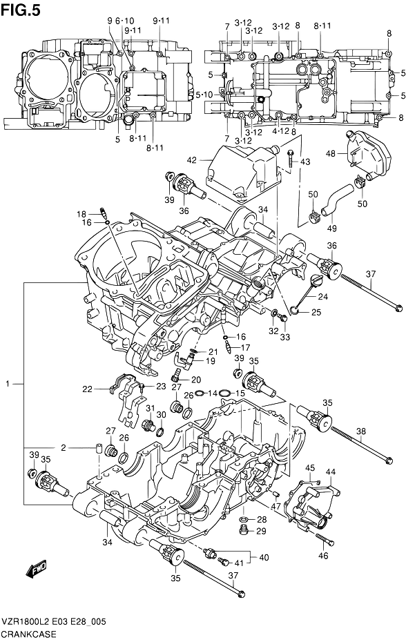 CARTER POUR INTRUDER 1800 VZR1800 L2 VZR1800Z L2 2012