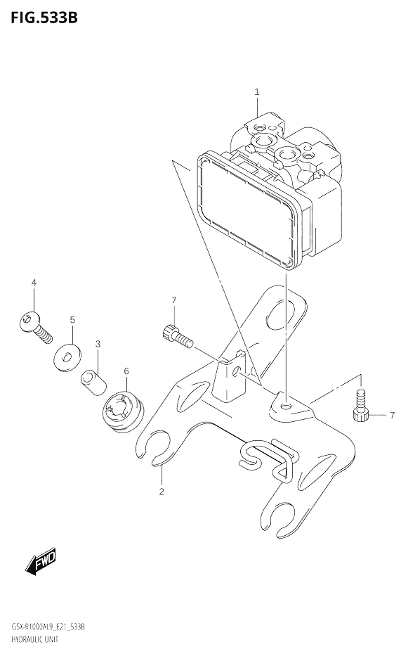 SYSTEME ABS POUR GSX R 1000 RGSX R1000RA L9 GSX R1000RZA L9 2019