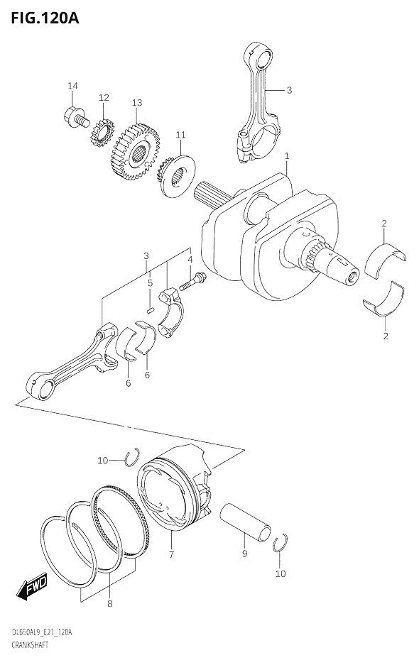 VILEBREQUIN POUR V STROM 650 XT ABSDL650XA L9 2019