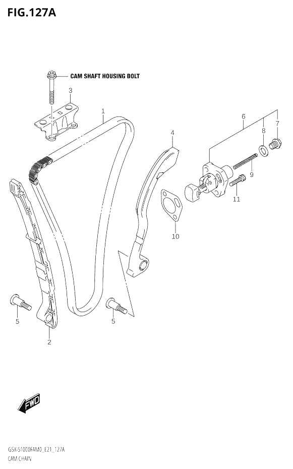 DISTRIBUTION POUR GSX S 1000 FGSX S1000FA M0  GSX S1000FZA M0  2020