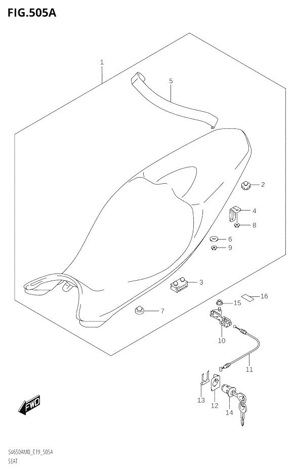SELLE POUR SV 650 SV 650 X SPECIAL EDITIONSV650A 2020