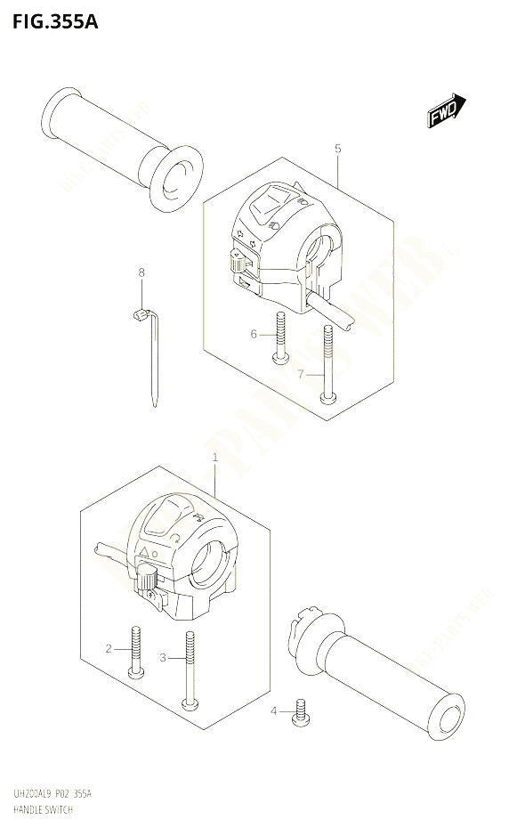 COMMODOS POUR SUZUKI BURGMAN 200 2019 POUR BURGMAN 200 UH200A L9 