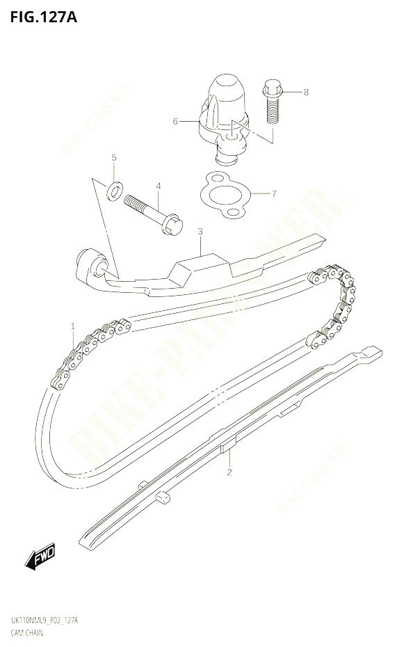 DISTRIBUTION POUR SUZUKI ADDRESS 110 2019 POUR ADDRESS 110 UK110NM L9 