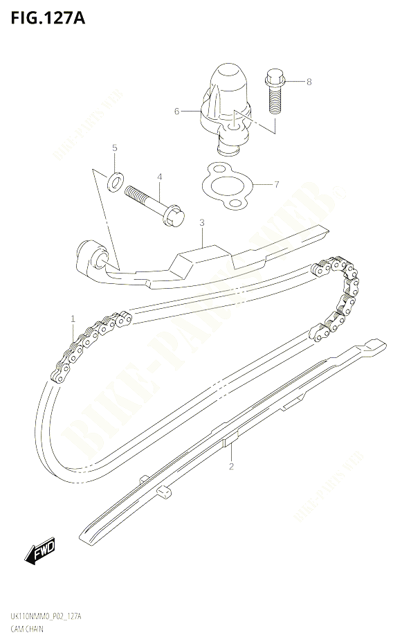 DISTRIBUTION POUR SUZUKI ADDRESS 110 2020 POUR ADDRESS 110 UK110NM M0 