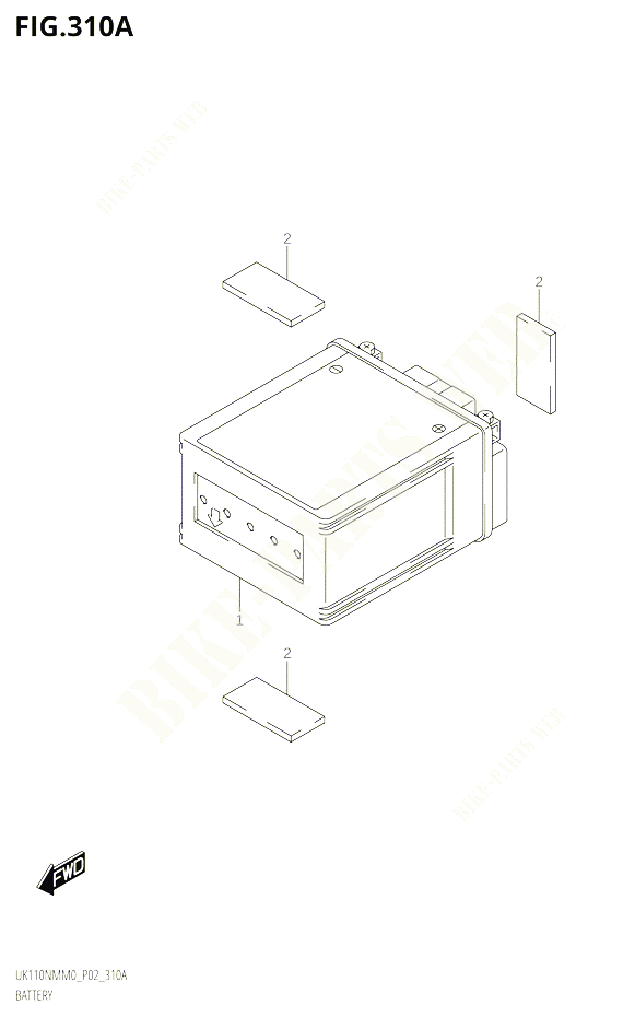 BATTERIE POUR SUZUKI ADDRESS 110 2020 POUR ADDRESS 110 UK110NM M0 