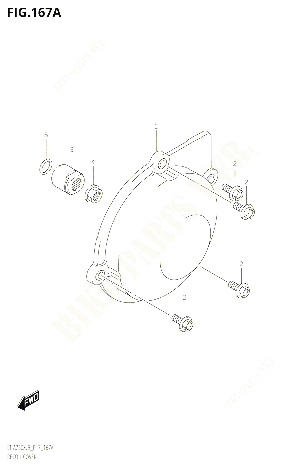 CARTER ALLUMAGE POUR SUZUKI KINGQUAD 750 2019 POUR KINGQUAD 750 AXI 4WD LT A750X L9 