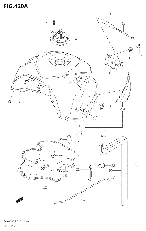 Arashi Radiator Water Coolant Reservoir Tank For Suzuki GSXR