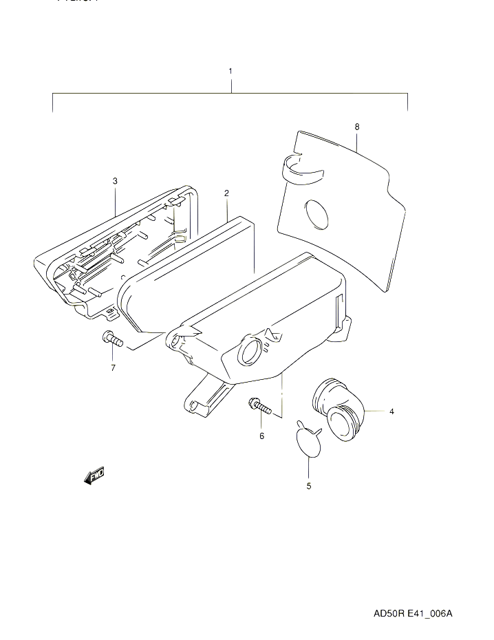 FILTRE A AIR MODEL K E06 ENO211604 POUR SUZUKI AD 60 1991 POUR SUZUKI ADAD60M 