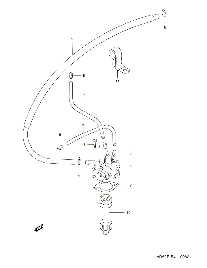 POMPE A HUILE MODEL M E06E41 POUR SUZUKI AD 60 1994 POUR SUZUKI ADAD60R 