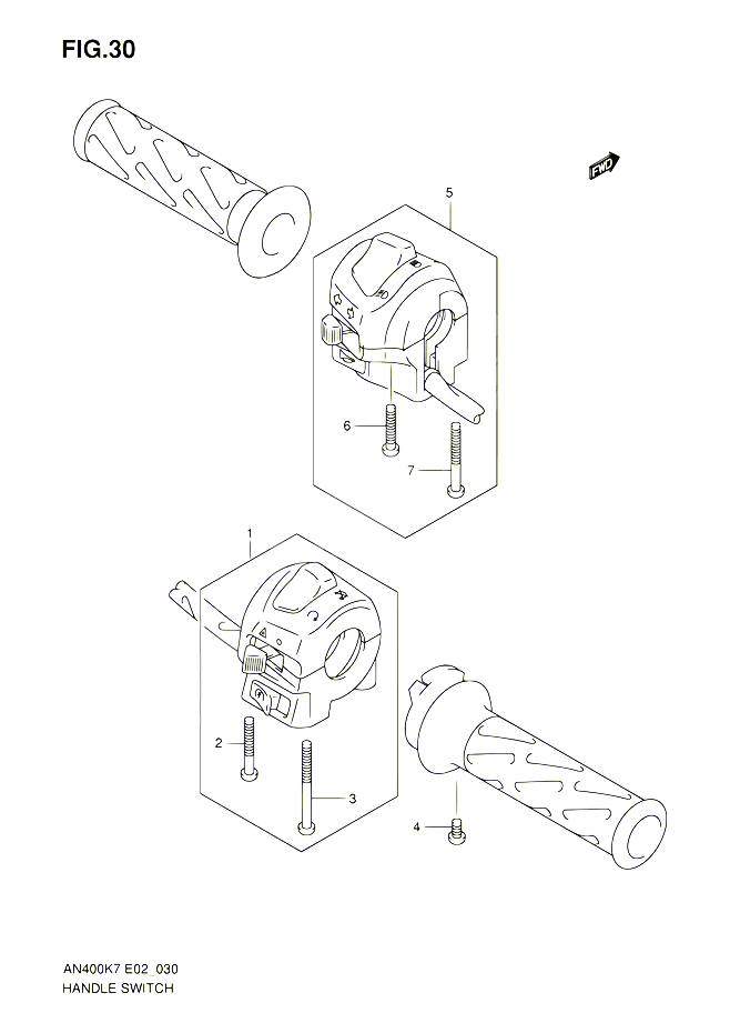 COMMODOS POUR SUZUKI BURGMAN 400 2010 POUR BURGMAN 400 AN400 L0 
