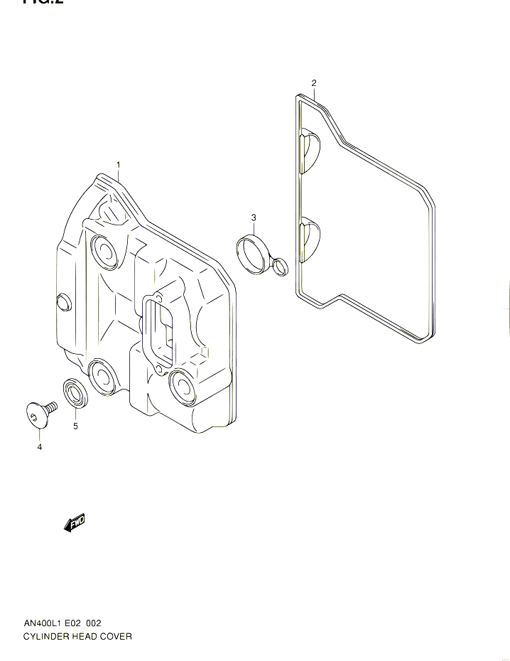 COUVRE CULASSE POUR SUZUKI BURGMAN 400 2011 POUR BURGMAN 400 AN400AL1