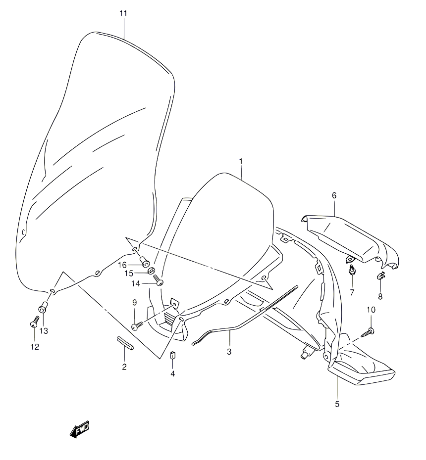 CARENAGE SUPPORT DE COMPTEUR POUR SUZUKI BURGMAN 400 2005 POUR BURGMAN 400 AN400S K5 