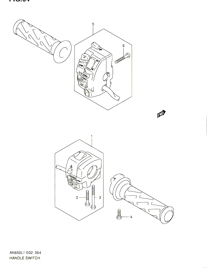 COMMODOS AN650AL1 E24 POUR SUZUKI BURGMAN 650 2012 POUR SUZUKI BURGMANAN650A L1 