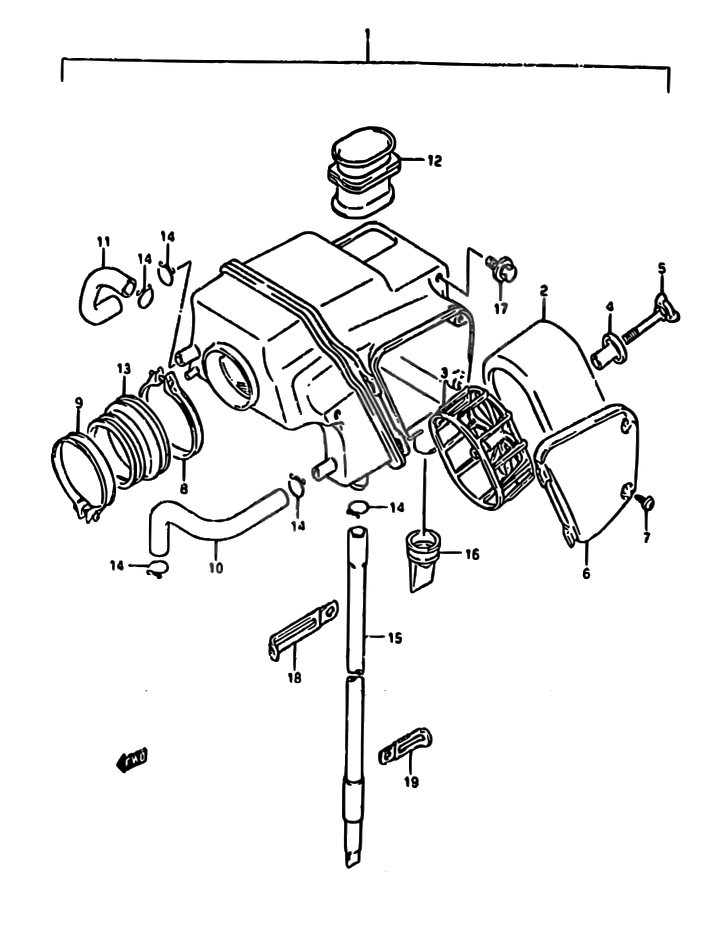FILTRE A AIR POUR DR 650DR650R R DR650RU R 1994