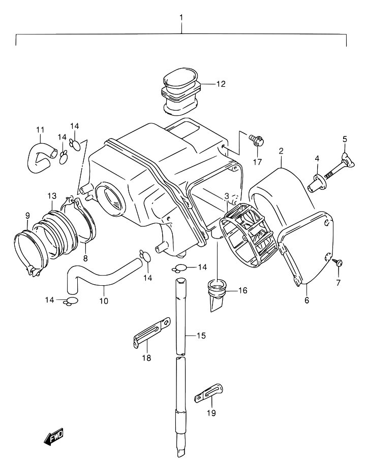 FILTRE A AIR POUR SUZUKI DRDR650RE S DR650REU S 1995