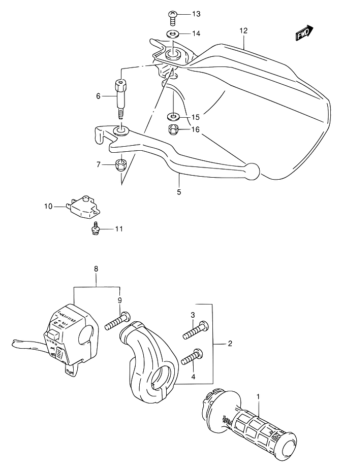 COMMODOS POUR SUZUKI DRDR650RE S DR650REU S 1995